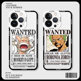เคสโทรศัพท์มือถือ TPU ใส ลายการ์ตูนอนิเมะ One Piece Luffy Zoro Wanted สําหรับ Infinix SMART 4 5 6 7 Plus TECNO POVA 2 3 4 Pro ZERO 5G 2023 20 SPARK 10PRO