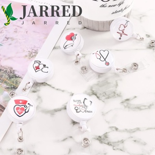 Jarred คลิปหนีบป้ายชื่อ บัตรประจําตัว ป้องกันการสูญหาย คุณภาพสูง