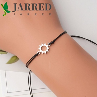 Jarred สร้อยข้อมือคู่รัก ผู้ชาย ผู้หญิง แฟน จี้ดวงจันทร์ ของขวัญวันวาเลนไทน์ สร้อยข้อมือทอมือ