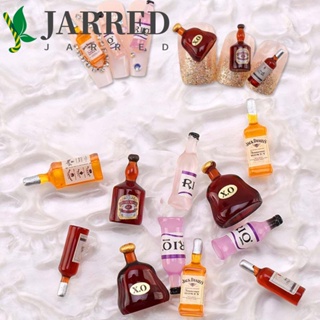 Jarred อุปกรณ์ตกแต่งเล็บ รูปขวดไวน์แดง สไตล์ญี่ปุ่นย้อนยุค หรูหรา DIY