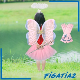 [Figatia2] ถุงมือ ที่คาดศีรษะ ลายผีเสื้อ สําหรับปาร์ตี้วันเกิด ฮาโลวีน