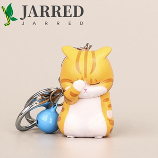 Jarred พวงกุญแจแมวขี้อาย เครื่องประดับแฟชั่น ของขวัญ จี้การ์ตูน กุญแจรถ ประตู กระเป๋า ตกแต่ง