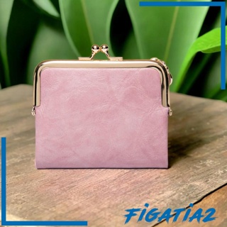 [Figatia2] กระเป๋าสตางค์ หนัง PU ใบสั้น มีซิป น้ําหนักเบา แบบพกพา สําหรับใส่บัตรเครดิต บัตรเครดิต เหมาะกับผู้หญิง