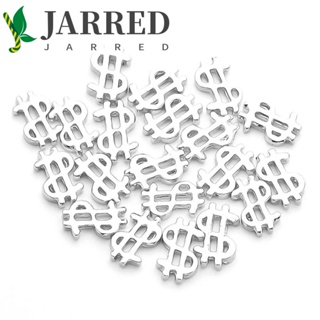 Jarred ป้ายโลหะ รูปเงินดอลลาร์ 3D สีทอง สําหรับตกแต่งเล็บ 20 ชิ้น ต่อชุด