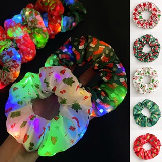 ยางรัดผม แบบยืดหยุ่น มีไฟ LED เรืองแสงในที่มืด 1 ชิ้น