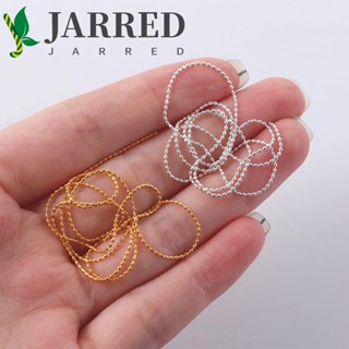 Jarred โซ่พลอยเทียม สีทอง 3D สไตล์เกาหลี สําหรับตกแต่งเล็บ DIY