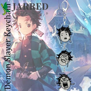 Jarred พวงกุญแจ จี้อะคริลิค รูปดาบพิฆาตอสูร Kamado Tanjirou Brinco Blade Of Ghost Bag Kimetsu no Yaiba น่ารัก