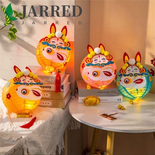 Jarred โคมไฟแขวน รูปกระต่าย แบบพกพา แฮนด์เมด DIY สําหรับตกแต่งเทศกาล