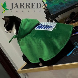 Jarred เสื้อคลุมสัตว์เลี้ยง แบบนิ่ม สีเขียวเข้ม ปรับได้ สําหรับแมว