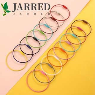 Jarred แหวนลวด 5 ชิ้น / 10 ชิ้น สกรู DIY สีภาพวาด พวงกุญแจ หัวเข็มขัด