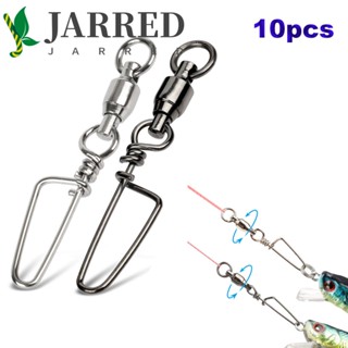 Jarred ตลับลูกปืน สเตนเลส ทนทาน อุปกรณ์เสริม สําหรับตกปลา 10 ชิ้น