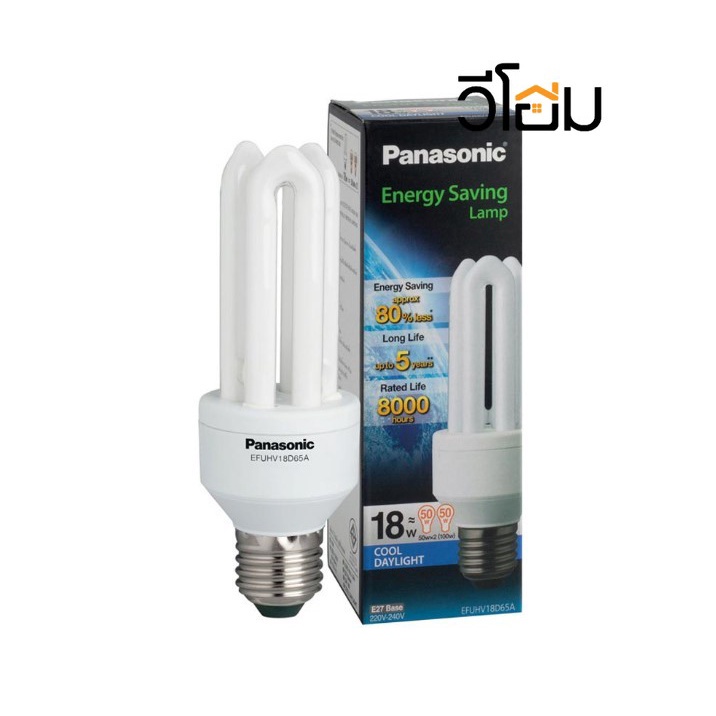 หลอดไฟคลูเตย์ไลท์ 18วัตต์  Panasonic