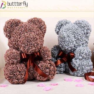 Buttterfly แม่พิมพ์โฟม รูปหมี ดอกกุหลาบ สําหรับทํางานฝีมือ งานแต่งงาน DIY