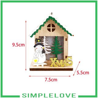 [Simple] จี้ไม้ ขนาดเล็ก สําหรับประดับตกแต่งต้นคริสต์มาส DIY