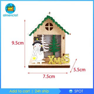 [Almencla1] จี้ไม้ ขนาดเล็ก สําหรับประดับตกแต่งต้นคริสต์มาส DIY