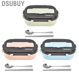 Dsubuy Lunch Box 1000ml Two Compartments Good Sealing Performance Portable Bento DA