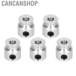 Cancanshop Screw Fixed Round Pulley V‑Shaped Durable for Belt Transmission