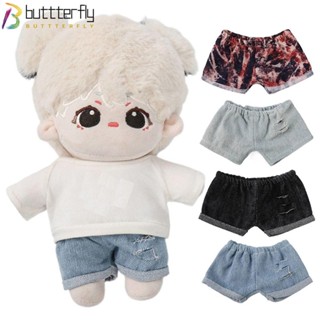 Buttterfly เสื้อแจ็กเก็ตยีน กางเกงขาสั้น แฮนด์เมด คุณภาพสูง สําหรับตุ๊กตา 1/12 BJD