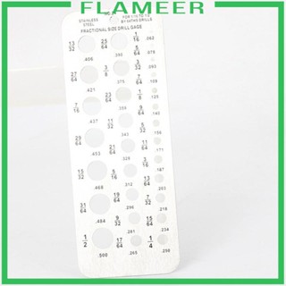 [Flameer] เกจวัดดอกสว่าน 1/16 เป็น 1/2 นิ้ว