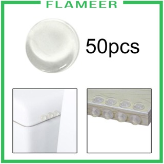 [Flameer] แผ่นยางกันชนประตู ลิ้นชัก กันเสียงรบกวน 50 ชิ้น