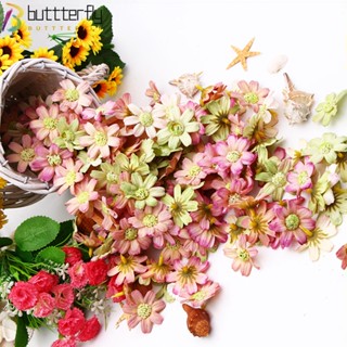 Buttterfly ดอกเดซี่ประดิษฐ์ 4.5 ซม. สําหรับตกแต่งสมุดภาพ 50 ชิ้น ต่อแพ็ค