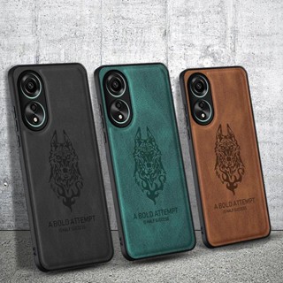 เคสโทรศัพท์มือถือหนัง เรียบง่าย สําหรับ OPPO A78 4G