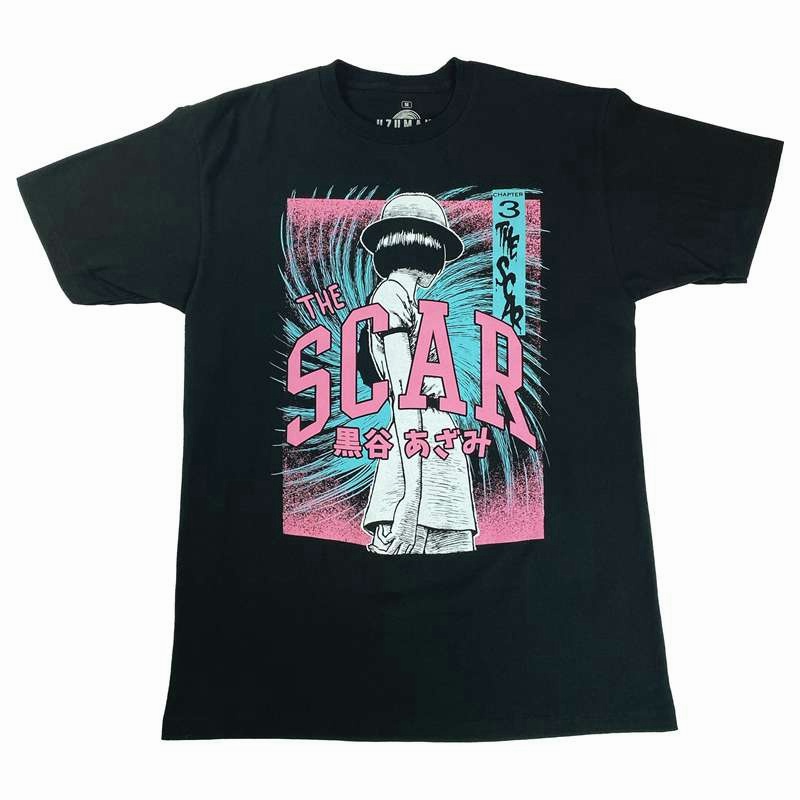 [Hot] Junji Ito - เสื้อยืด The Scar - Crunchyroll E เสื้อผ้าคู่รักชายหญิง