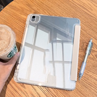 เคสอะคริลิคใส หนัง PU พร้อมขาตั้ง สําหรับ Xiaomi Pad 6 Pad 6 Pro Pad 5 Pad 5Pro 11 นิ้ว 2023