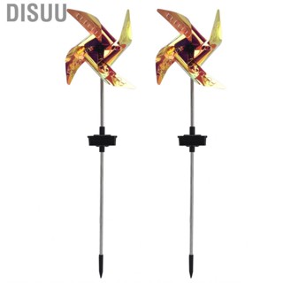 Disuu 2Pcs Innovative Lawn Lamp Solar Powered  Decorative Light For Outdoor Hot