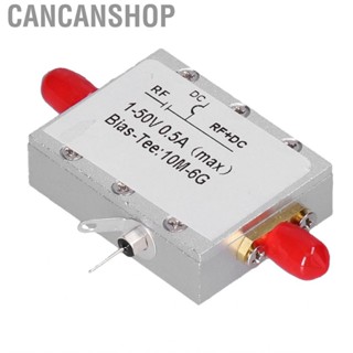 Cancanshop Bias Tee Module  Coaxial Feed RF DC Block Low Insertion Loss for DIY