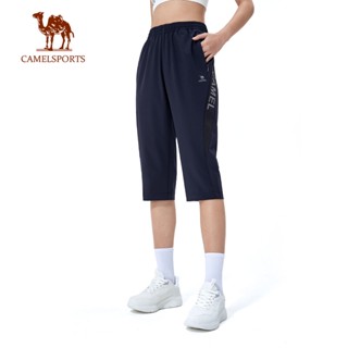 CAMEL SPORTS กางเกงกีฬา ขาสั้น เอวลอย ระบายอากาศ แห้งเร็ว เข้าได้กับทุกชุด สําหรับผู้หญิง