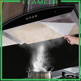 [Flameer] แผ่นกระดาษกรองน้ํามัน แบบไม่ทอ ทนน้ํามัน สําหรับห้องครัว 12 แผ่น