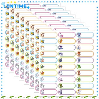 Lontime สติกเกอร์ฉลากเขียนชื่อได้ กันน้ํา 150 ชิ้น ต่อถุง 2 ถุง