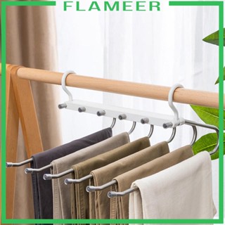 [Flameer] ไม้แขวนเสื้อ 6 ชั้น สําหรับตู้เสื้อผ้า ห้องนอน