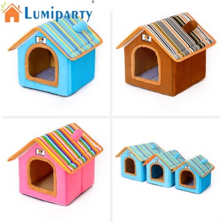 Lumiparty รังสัตว์เลี้ยง รูปบ้าน ซักทําความสะอาดได้ สําหรับสุนัข แมว ลูกสุนัข