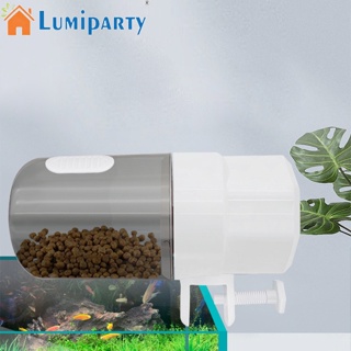 Lumiparty เครื่องจ่ายอาหารปลาอัตโนมัติ ตั้งเวลาได้ 3 ระดับ ความจุขนาดใหญ่ สําหรับตู้ปลา