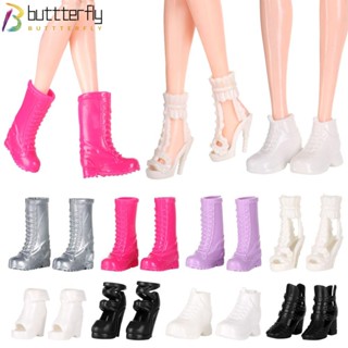 Buttterfly รองเท้าบูท ความยาวเข่า สีสันสดใส แฟชั่นสําหรับผู้หญิง