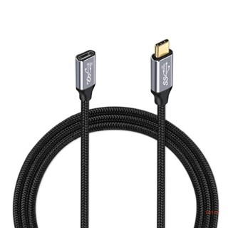 Inter สายเคเบิลต่อขยาย USB C PD 100W Gen 2 TypeC 3 1 สําหรับคอมพิวเตอร์ โทรศัพท์