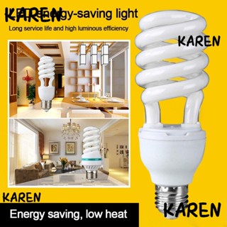 Karen หลอดไฟเกลียว AC220V LED 15-105W ประหยัดพลังงาน สไตล์เรโทร สําหรับแต่งหน้า