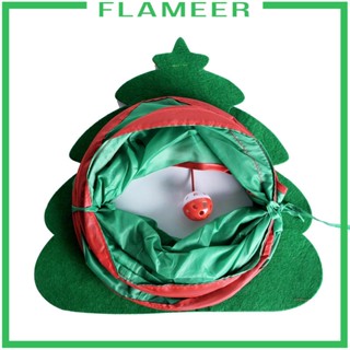 [Flameer] ของเล่นอุโมงค์ แบบพกพา พับได้ สําหรับสัตว์เลี้ยง แมว