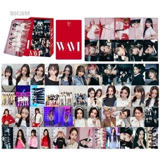 Suqianbigsm โปสการ์ด การ์ดโลโม่ ลายคลื่น IVE ขนาดเล็ก 55 ชิ้น ต่อชุด