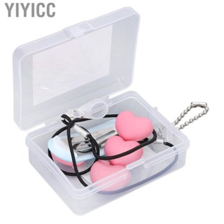 Yiyicc Hearing Aid   Lovely Birthday Gift Elegant BTE Hearing Aid Lanyard Flexible Rose Red for Daily Activities