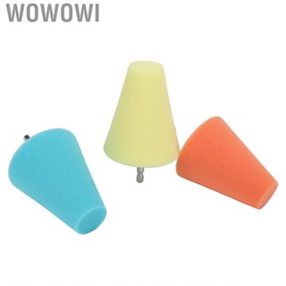 Wowowi Wheel Hub Cone Polishing Pad Sponge 3 Hardness Tapered