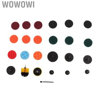 Wowowi 1 Set Multifunctional Drill Brush Scrub Pad Kit Antiscratch PP And Nylon