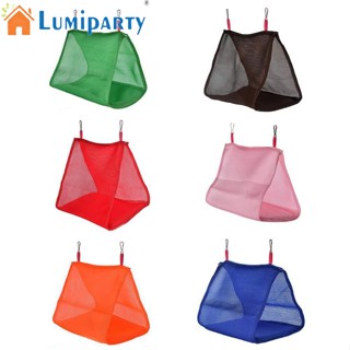 Lumiparty เปลแขวน ทรงสามเหลี่ยม ระบายอากาศ สุ่มสี สําหรับนกแก้ว