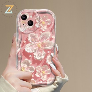 เคสโทรศัพท์มือถือ ซิลิโคน ลายภาพวาดสีน้ํามัน รูปดอกไม้ ประดับมุก สําหรับ VIVO V27E V27 5G V27 Pro V25 V25E V23 V23E V15 V20 Pro