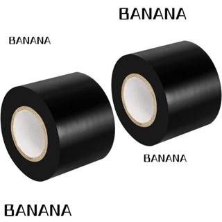 Banana1 เทปพันสายไฟ PVC 2 นิ้ว x 49 ฟุต สําหรับช่างไฟฟ้า ในร่ม กลางแจ้ง 2 ม้วน