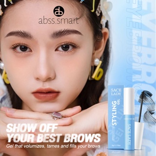 Sace Lady Waterproof Liquid Eyebrow สบู่แปรง Long-wear Sculpt Lift Brow สบู่ Eyelash จัดแต่งทรงผม Eye แต่งหน้า TECH3