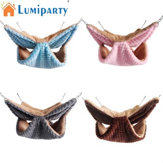 Lumiparty เปลแขวน สองชั้น สําหรับสัตว์เลี้ยง หนูแฮมสเตอร์ กระรอก หนูตะเภา