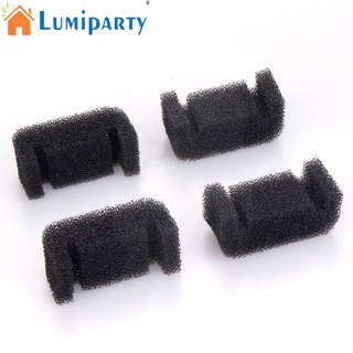 Lumiparty โฟมฟองน้ํากรองน้ําพุ ทรงกลม อัตโนมัติ แบบเปลี่ยน สําหรับสัตว์เลี้ยง 4 ชิ้น